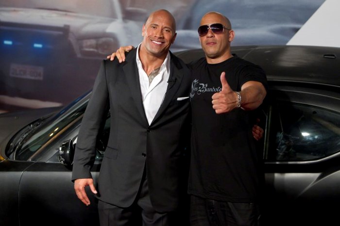The Rock e Vin Diesel não se falam, apesar de atuarem juntos (Foto: Reprodução)